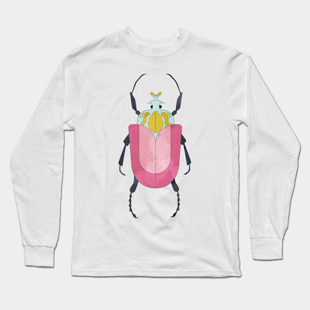 Beetle Long Sleeve T-Shirt by BanannaEstudio